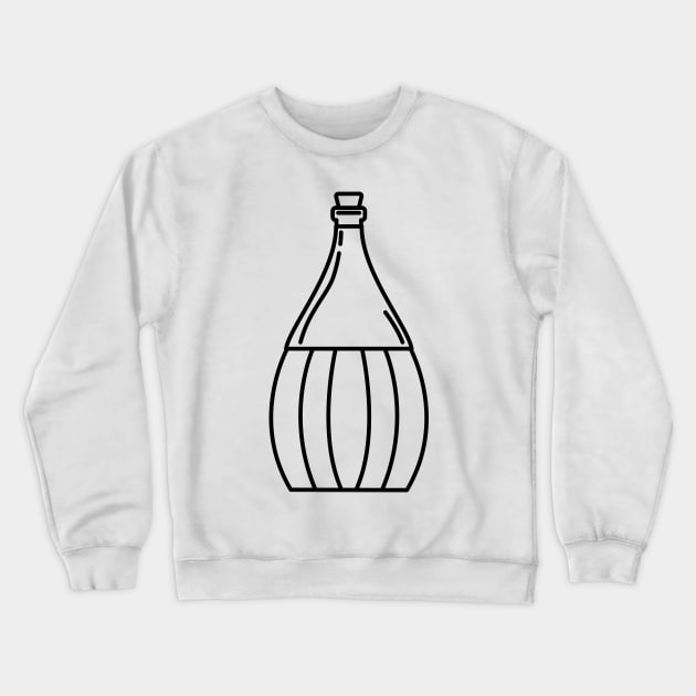 Wine Bottle Crewneck Sweatshirt by SWON Design